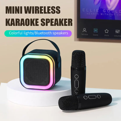 Bluetooth Speaker with Wireless Microphone Bass High Quality Loud Box Rgb Wireless Speaker bluetooth Speaker Rgb