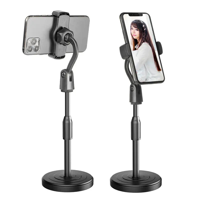 Cell Phone Stand Adjustable Height Angle Phone Holder Gooseneck Flexible Arm Universal Phone Stand for Desk