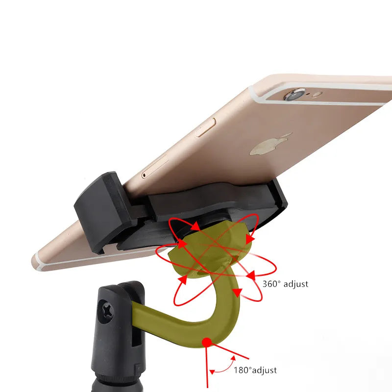 Cell Phone Stand Adjustable Height Angle Phone Holder Gooseneck Flexible Arm Universal Phone Stand for Desk