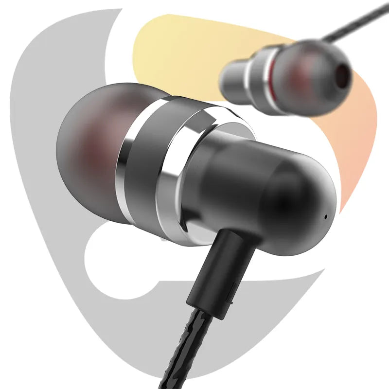 Headphones High Quality Stereo Bass Wired Earphone with Mic