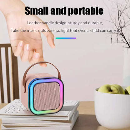 Bluetooth Speaker with Wireless Microphone Bass High Quality Loud Box Rgb Wireless Speaker bluetooth Speaker Rgb